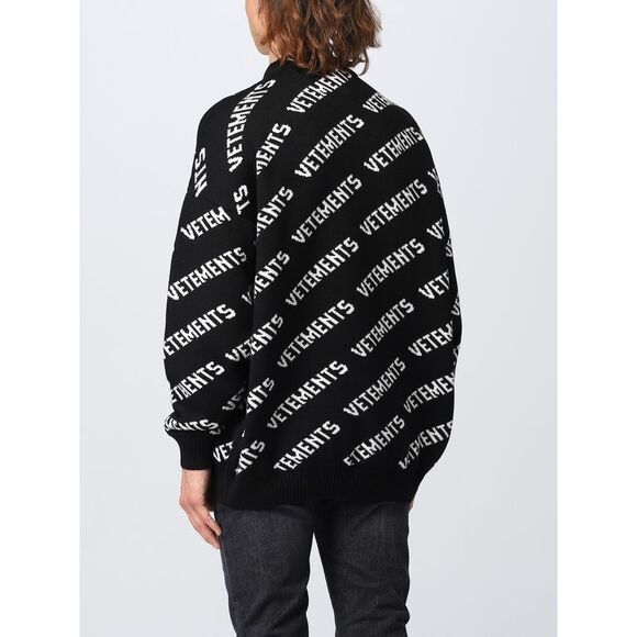 Vetements Sweater Men Black - Picture 3 of 4